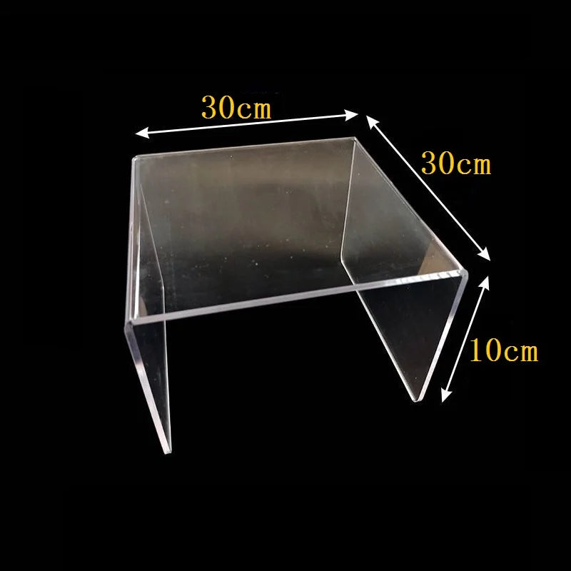5mm Thickness 15 Size U Shaped Acrylic Display Stand Jewelry Display Stand Puppet Cup Storage Place Cake Display Stand