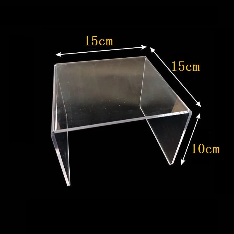 5mm Thickness 15 Size U Shaped Acrylic Display Stand Jewelry Display Stand Puppet Cup Storage Place Cake Display Stand