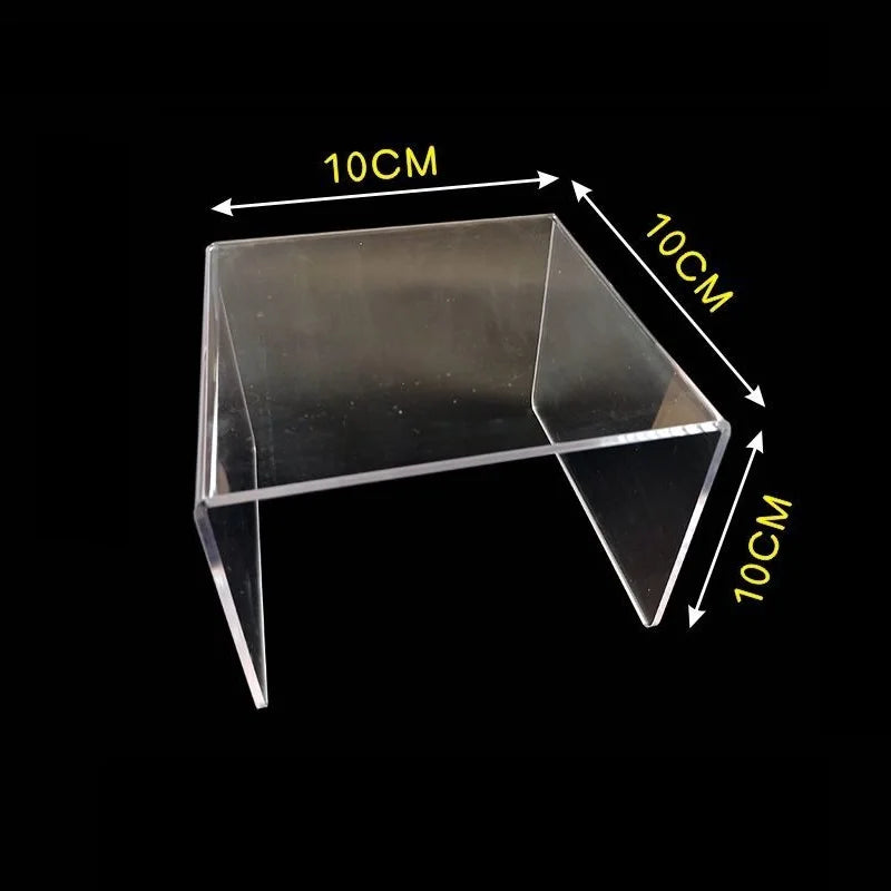 5mm Thickness 15 Size U Shaped Acrylic Display Stand Jewelry Display Stand Puppet Cup Storage Place Cake Display Stand