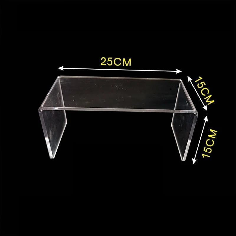 5mm Thickness 15 Size U Shaped Acrylic Display Stand Jewelry Display Stand Puppet Cup Storage Place Cake Display Stand