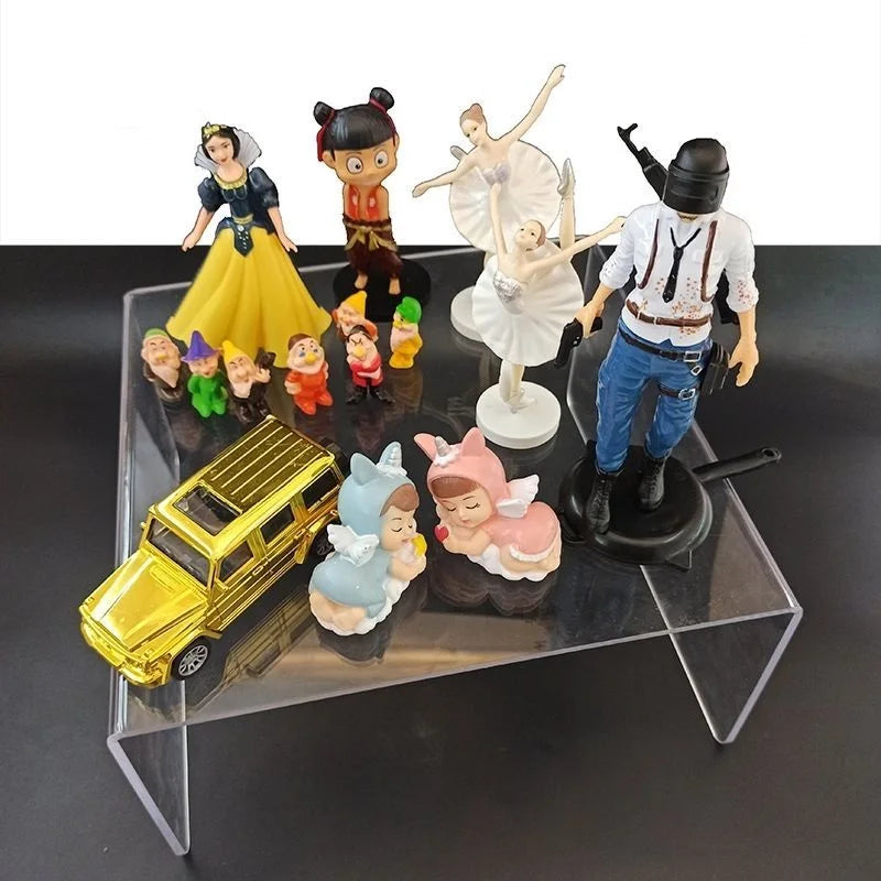 5mm Thickness 15 Size U Shaped Acrylic Display Stand Jewelry Display Stand Puppet Cup Storage Place Cake Display Stand