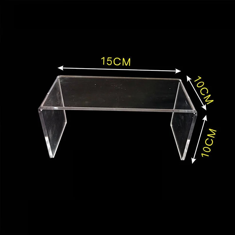 5mm Thickness 15 Size U Shaped Acrylic Display Stand Jewelry Display Stand Puppet Cup Storage Place Cake Display Stand