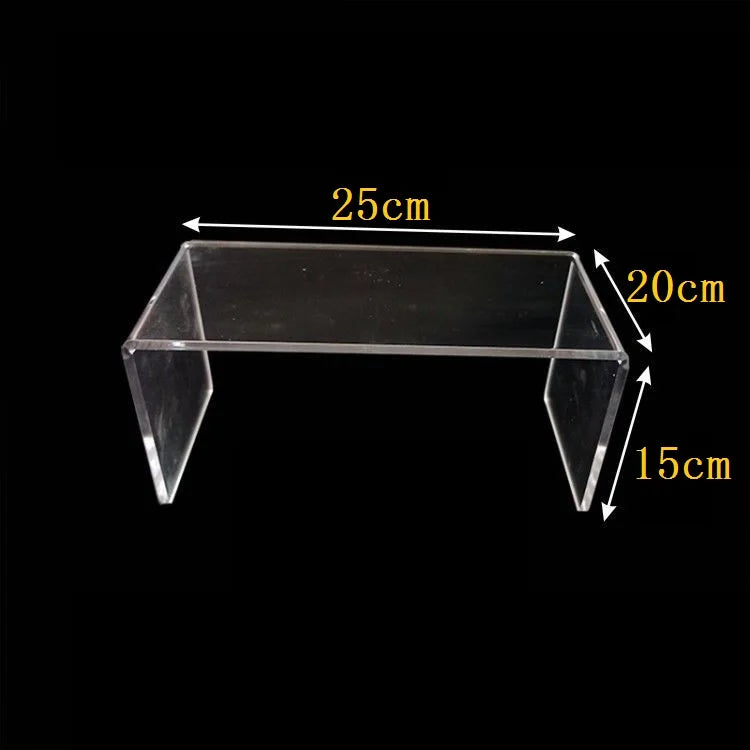 5mm Thickness 15 Size U Shaped Acrylic Display Stand Jewelry Display Stand Puppet Cup Storage Place Cake Display Stand