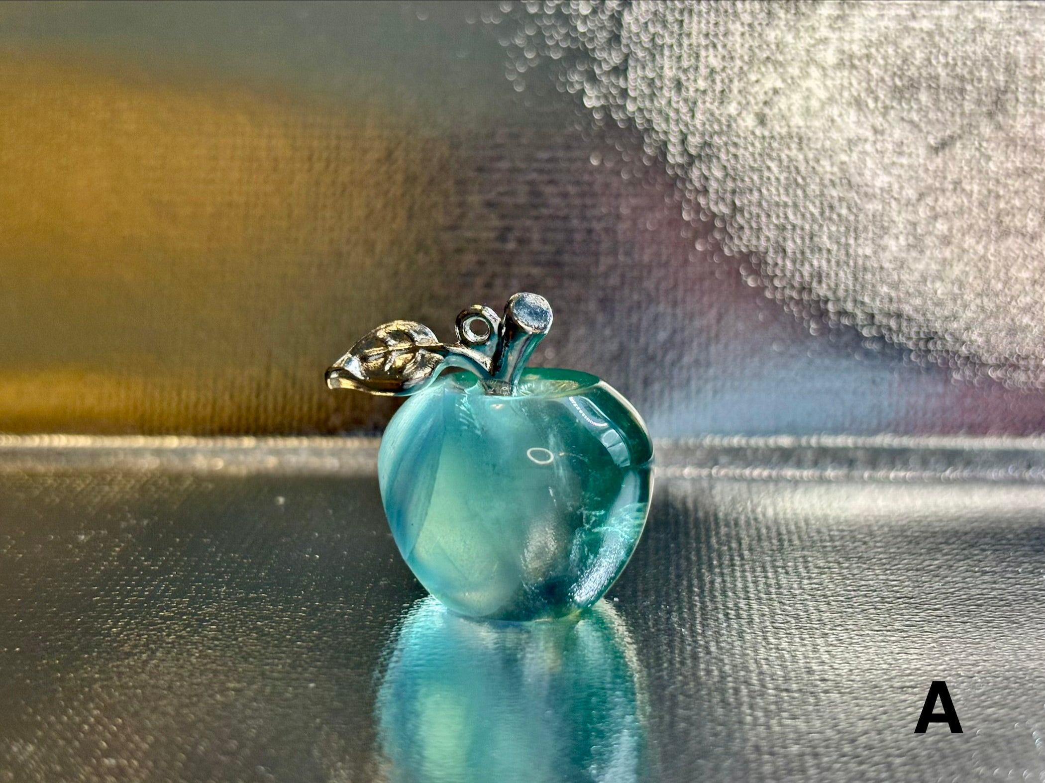 Fluorite Apple Pendant A