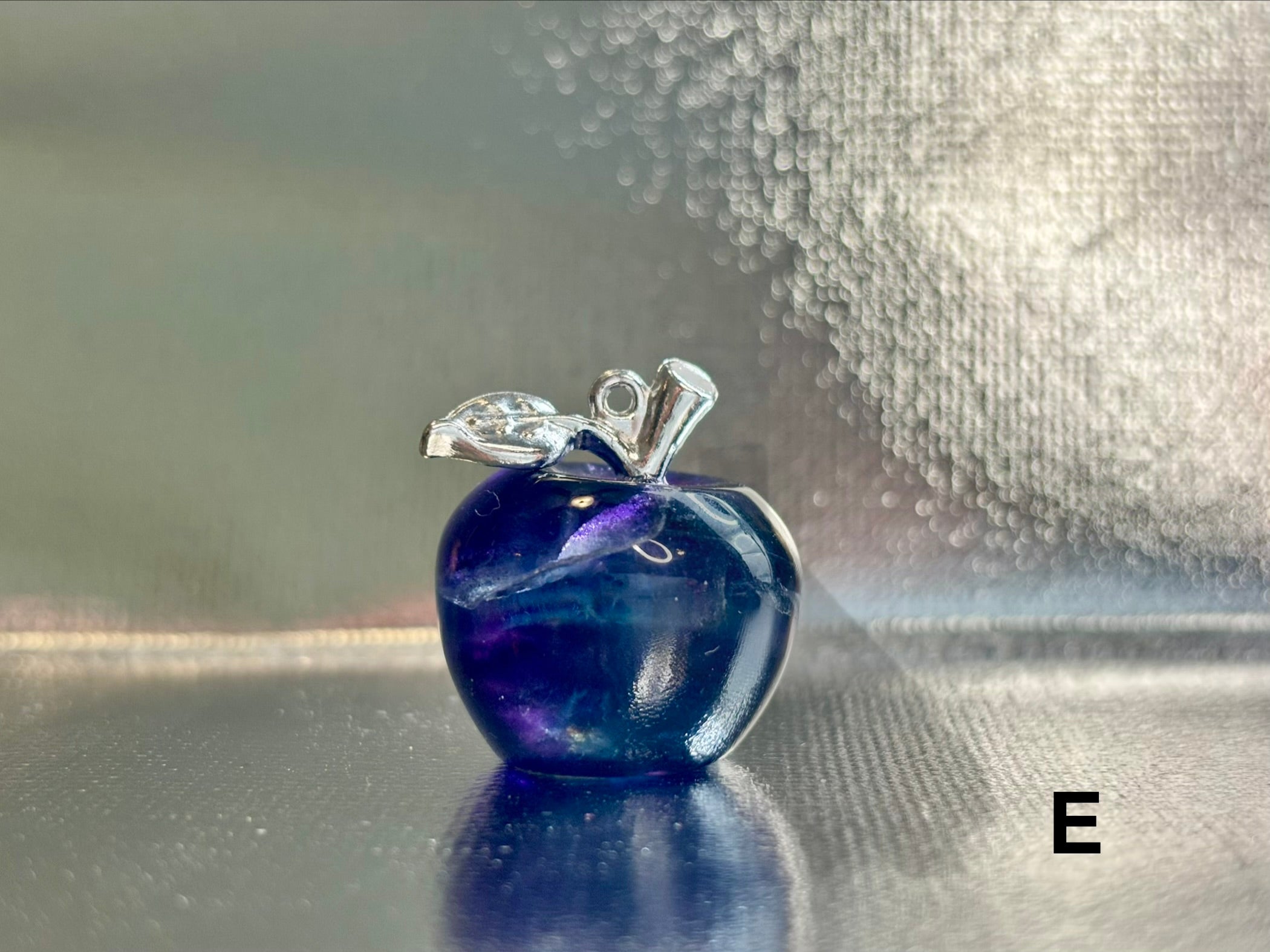 Fluorite Apple Pendant E