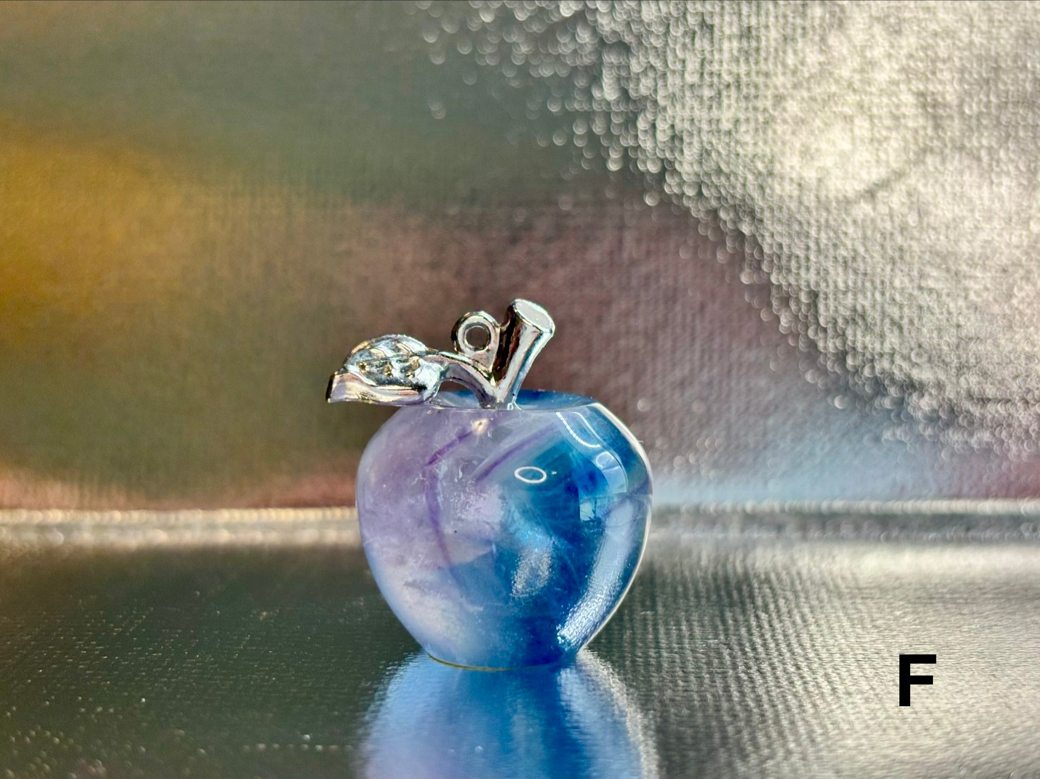 Fluorite Apple Pendant F