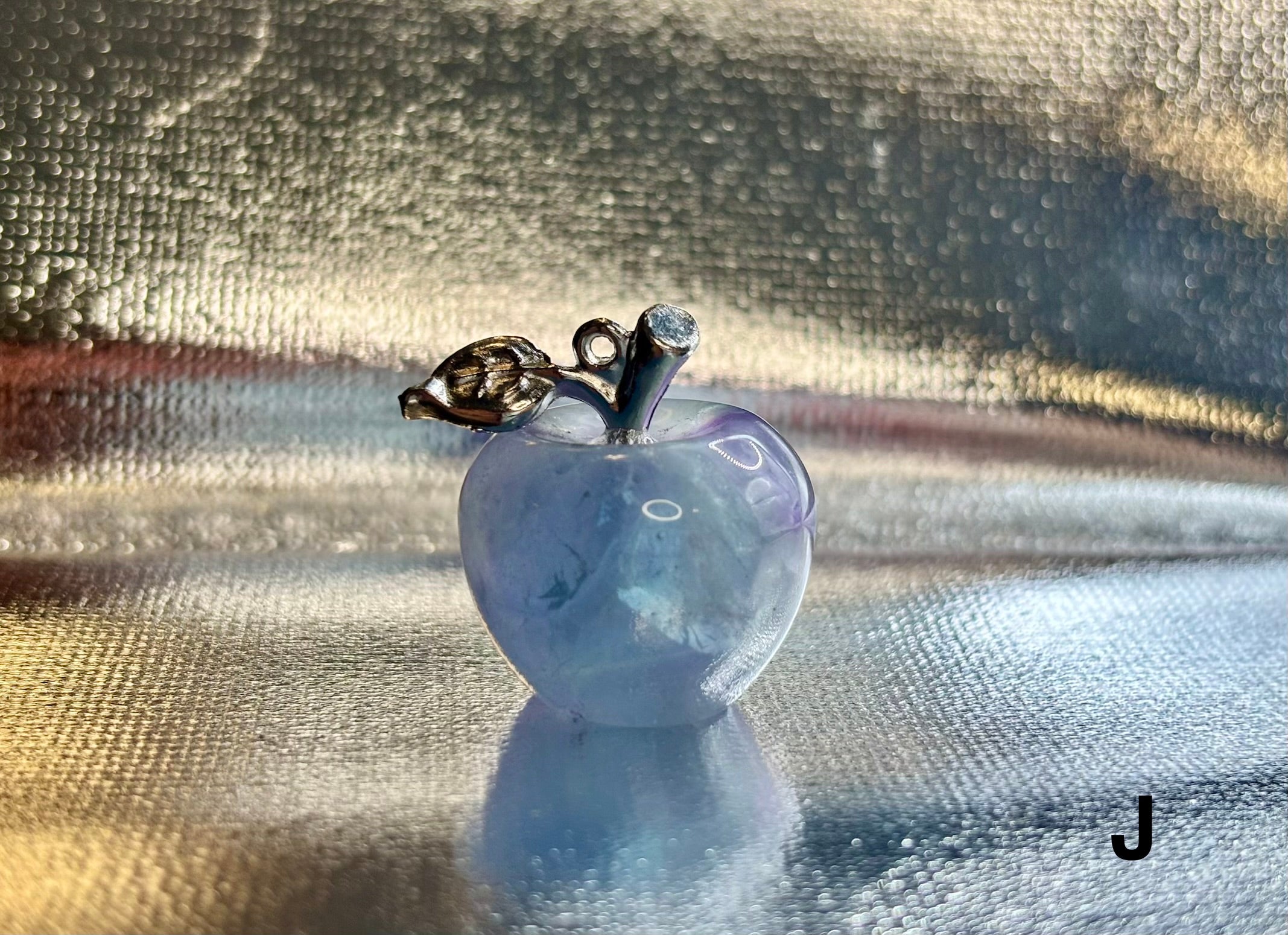 Fluorite Apple Pendant J