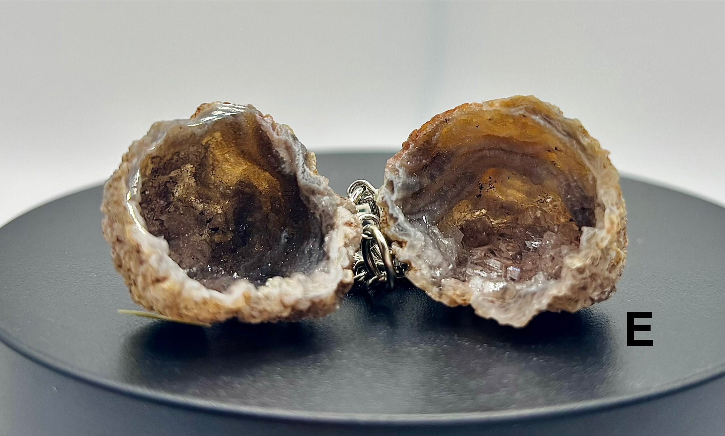 Geode Keychain Pair E