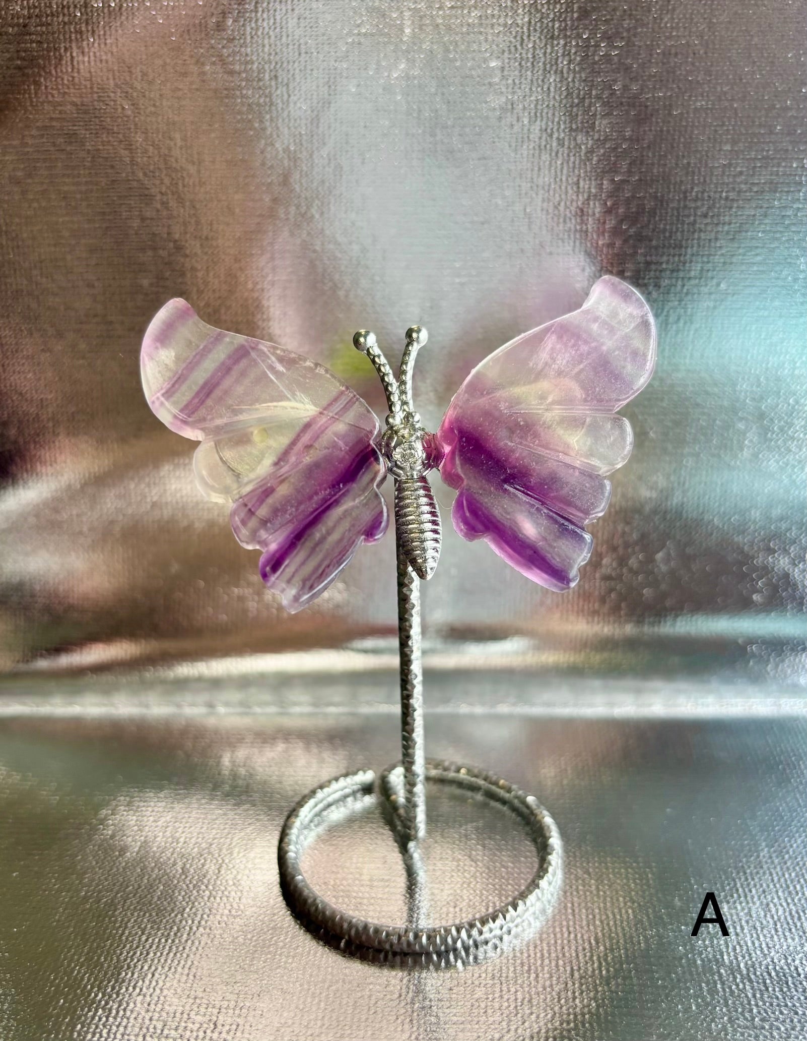 Mini Fluorite Butterfly A