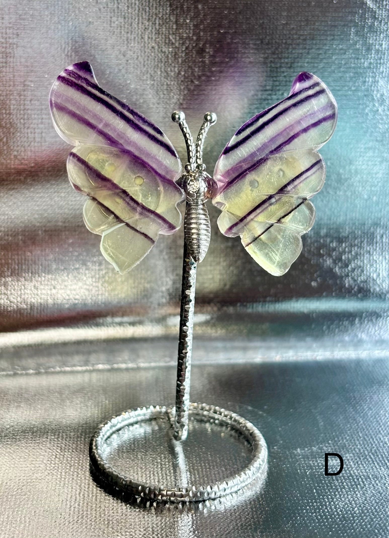 Mini Fluorite Butterfly D