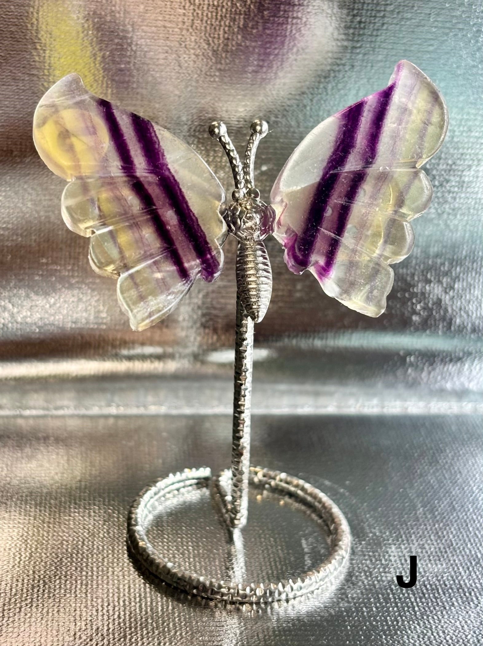 Mini Fluorite Butterfly J