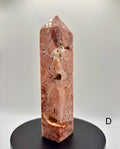 Druzy Cotton Candy Agate Tower