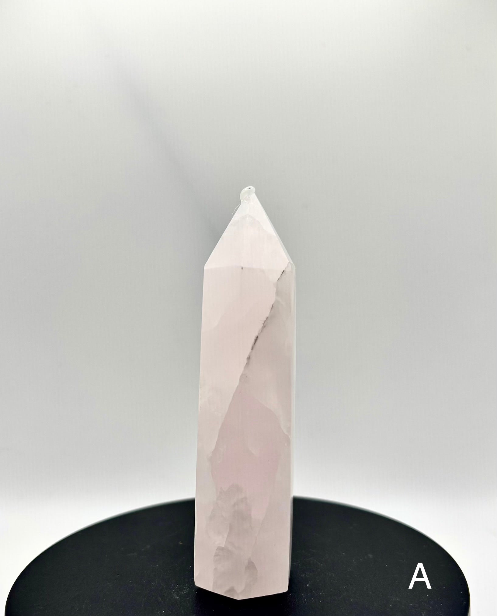 UV Reactive Pink Calcite Tower