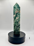 Druzy Moss Agate Tower I
