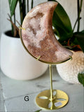 Druzy Pink Amethyst Moon G - Brazil