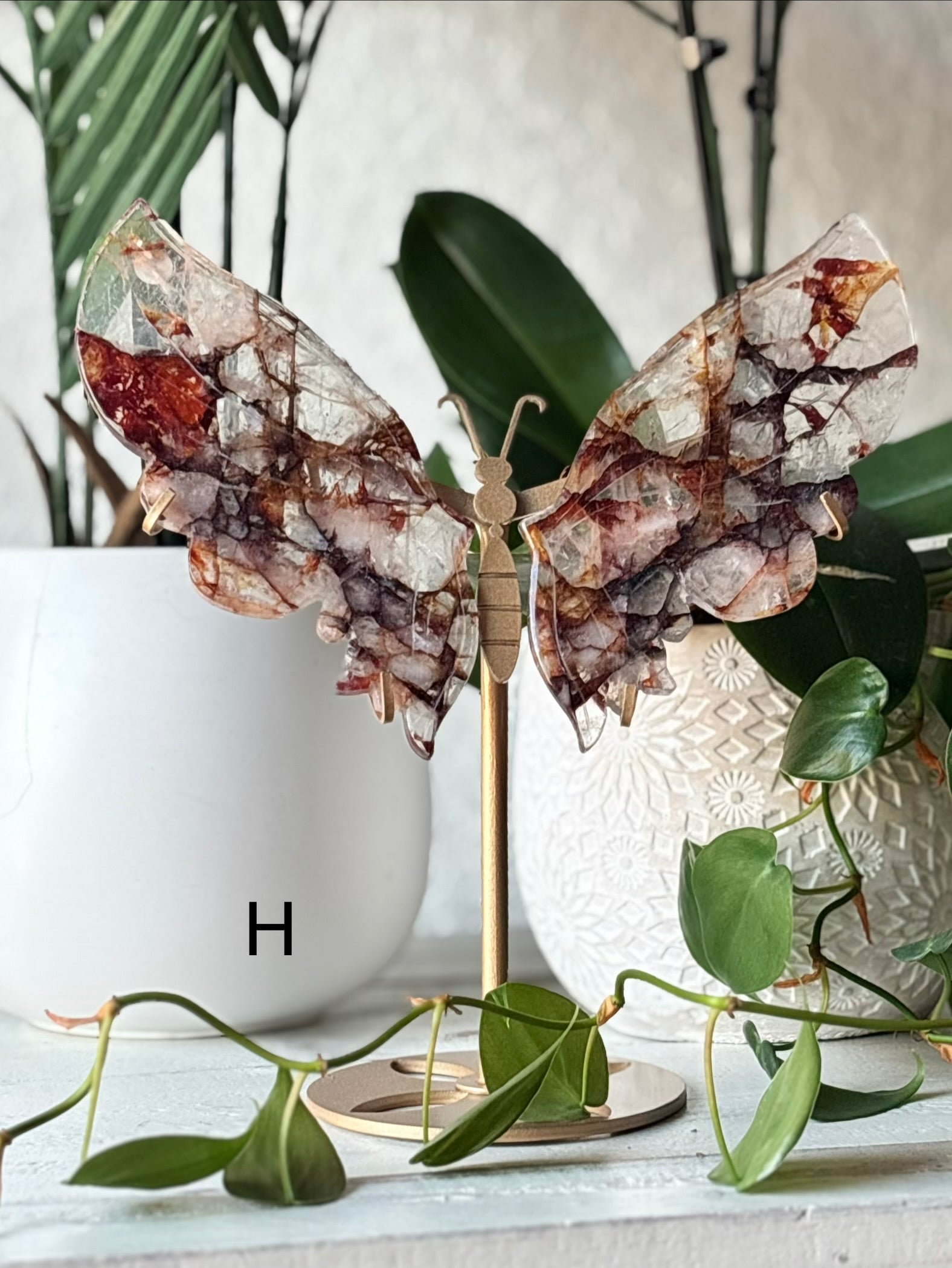 Fire Quartz Butterfly H