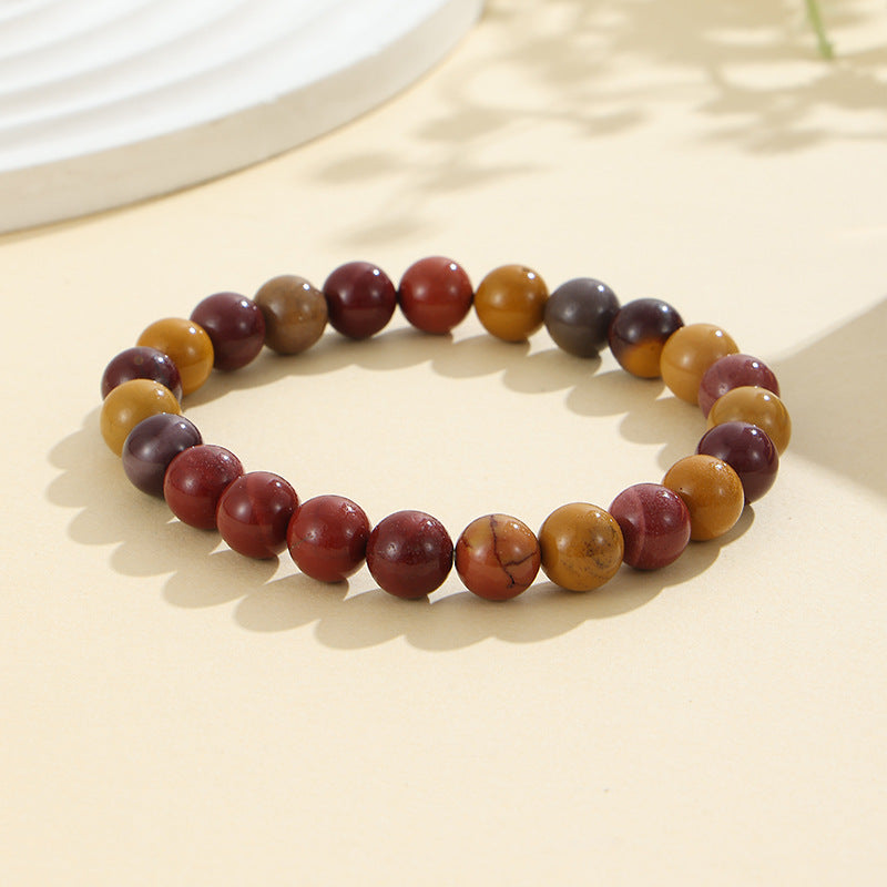 8mm Natural Stone Bracelet: Amethyst, Tiger Eye, Agate, And Many More