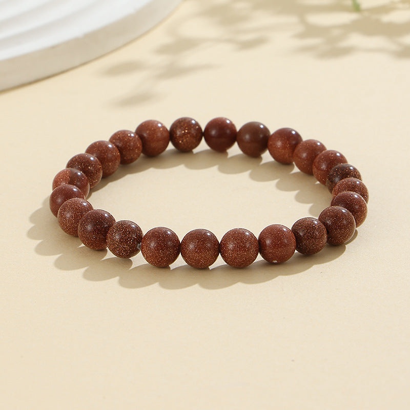 8mm Natural Stone Bracelet: Amethyst, Tiger Eye, Agate, And Many More