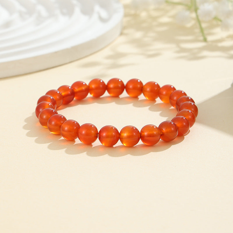 8mm Natural Stone Bracelet: Amethyst, Tiger Eye, Agate, And Many More