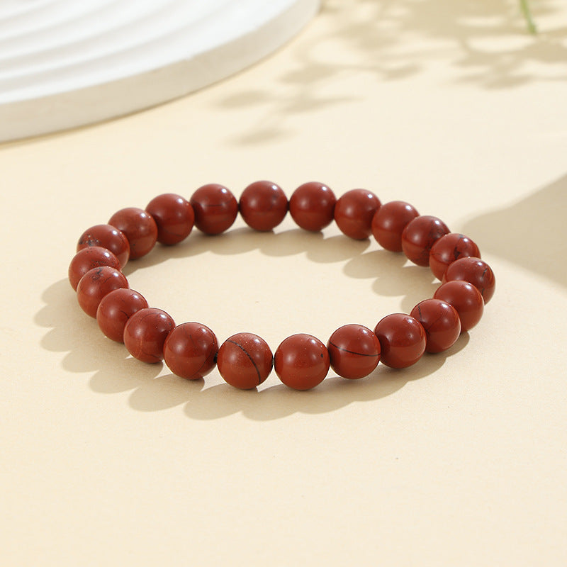 8mm Natural Stone Bracelet: Amethyst, Tiger Eye, Agate, And Many More