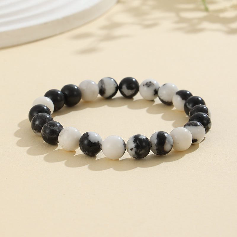 8mm Natural Stone Bracelet: Amethyst, Tiger Eye, Agate, And Many More