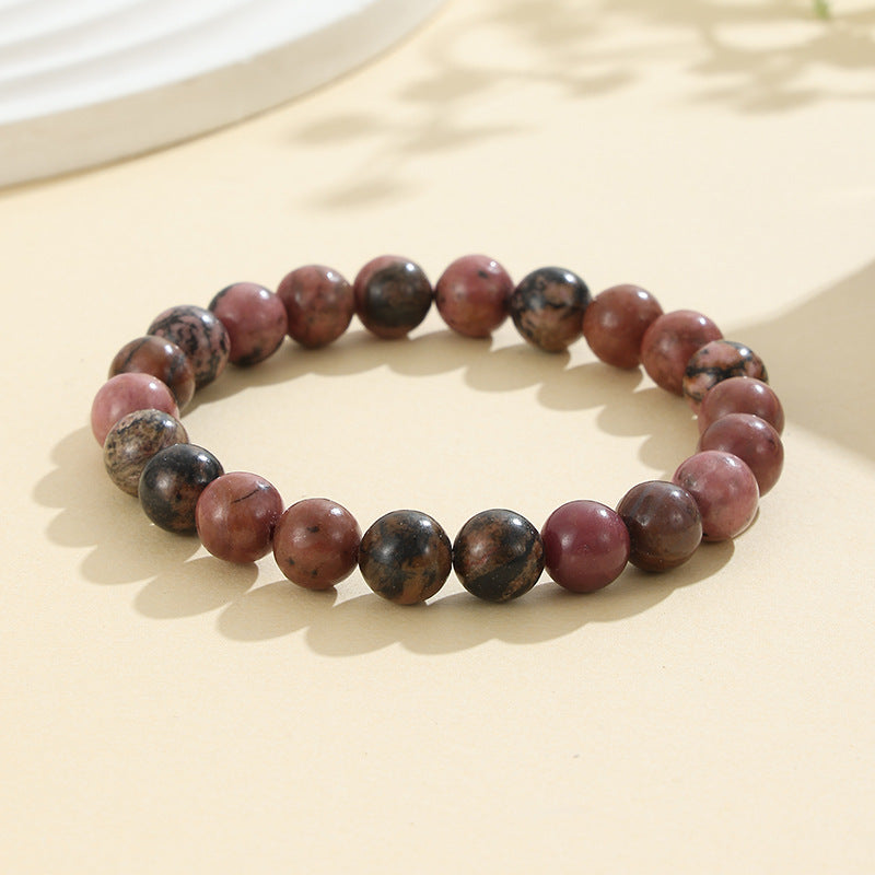 8mm Natural Stone Bracelet: Amethyst, Tiger Eye, Agate, And Many More