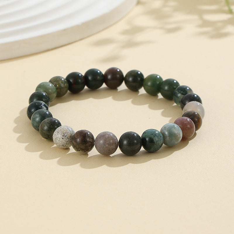 8mm Natural Stone Bracelet: Amethyst, Tiger Eye, Agate, And Many More