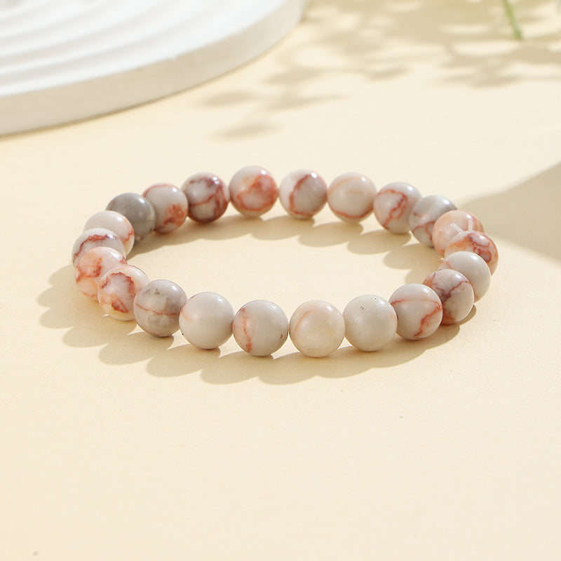 8mm Natural Stone Bracelet: Amethyst, Tiger Eye, Agate, And Many More