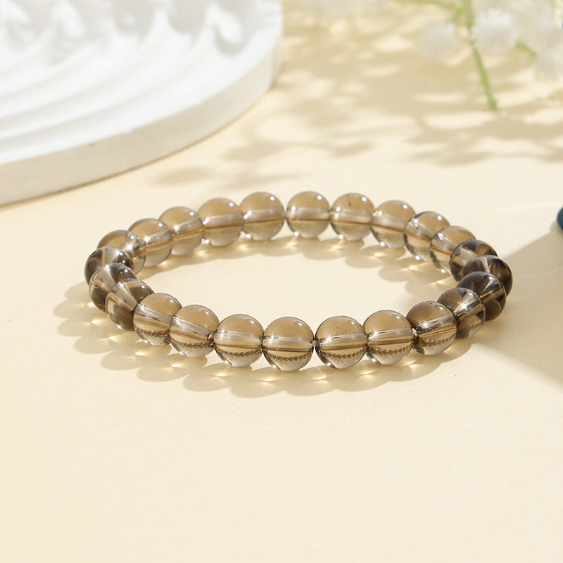 8mm Natural Stone Bracelet: Amethyst, Tiger Eye, Agate, And Many More