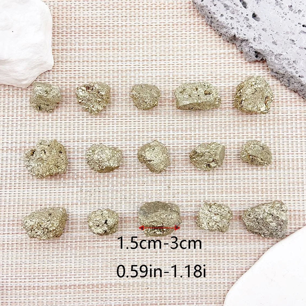 Natural Stones Pyrite Crystal Cluster Irregular Stone Rock Mineral Sample Energy Home Decoration Raw Mineral Decoratio