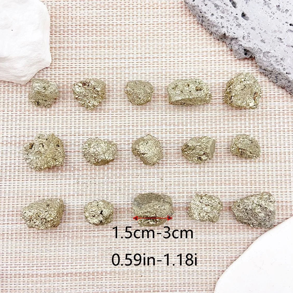 Natural Stones Pyrite Crystal Cluster Irregular Stone Rock Mineral Sample Energy Home Decoration Raw Mineral Decoratio