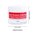 Tacky Wax Museum Adhesive Sticky Putty, Removable and Waterproof Adhesive for Festival Decoration and Glass Anchoring