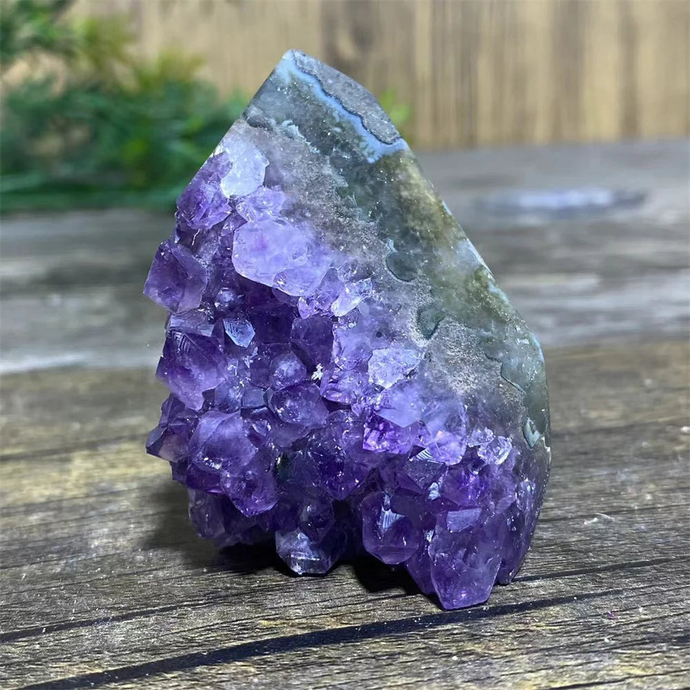 Natural Crystal Amethyst Free Form Stone Quartz Mineral Gemstones for Spiritual Ornaments Home Decoration