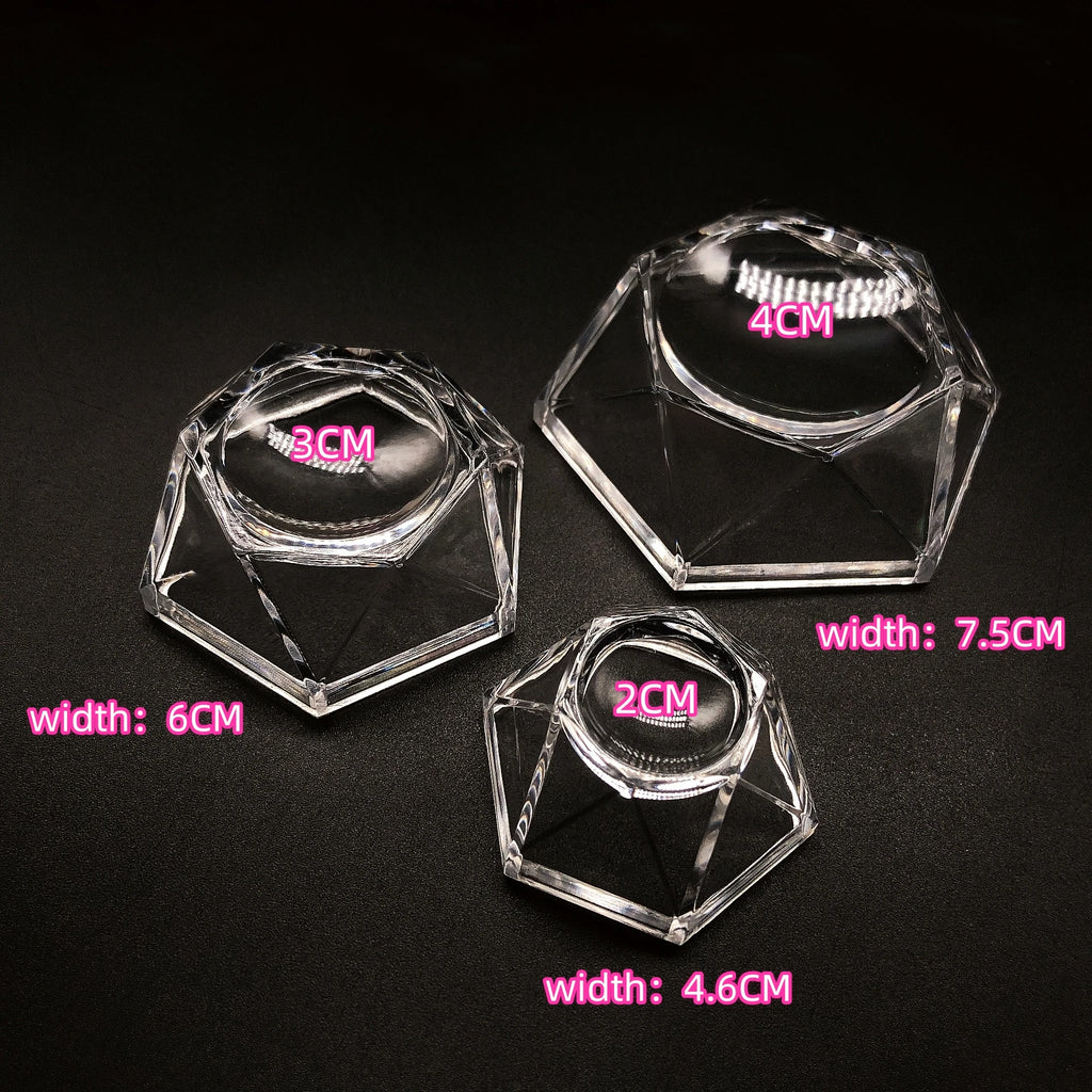 1PC Acrylic Crystal Ball Clear Display Base Sphere Stand Holder Transparent For Table Desktop Ornament Pendestal Home Decor