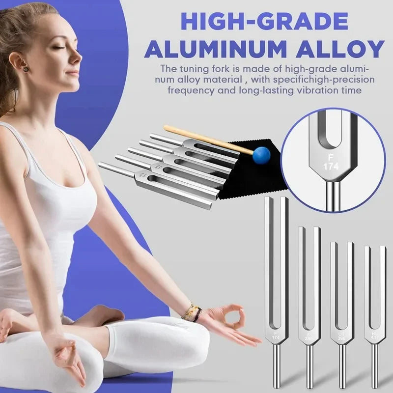 Chakra Healing Tuning Fork 432hz Sound Tuning Fork 432 Hz Relaxation Musical Instrument Diapason 432hz for Care Diapason Chakras