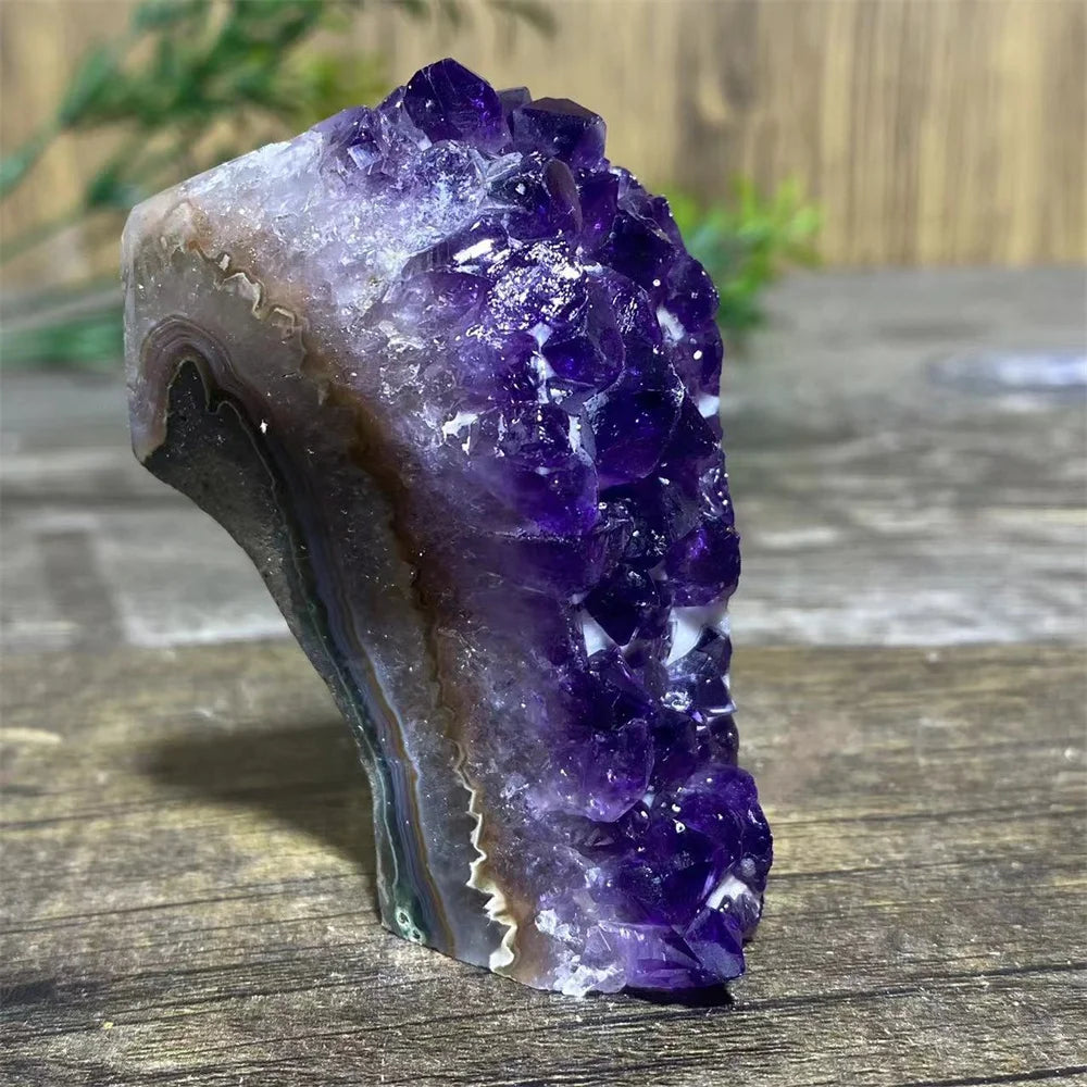 Natural Crystal Amethyst Free Form Stone Quartz Mineral Gemstones for Spiritual Ornaments Home Decoration