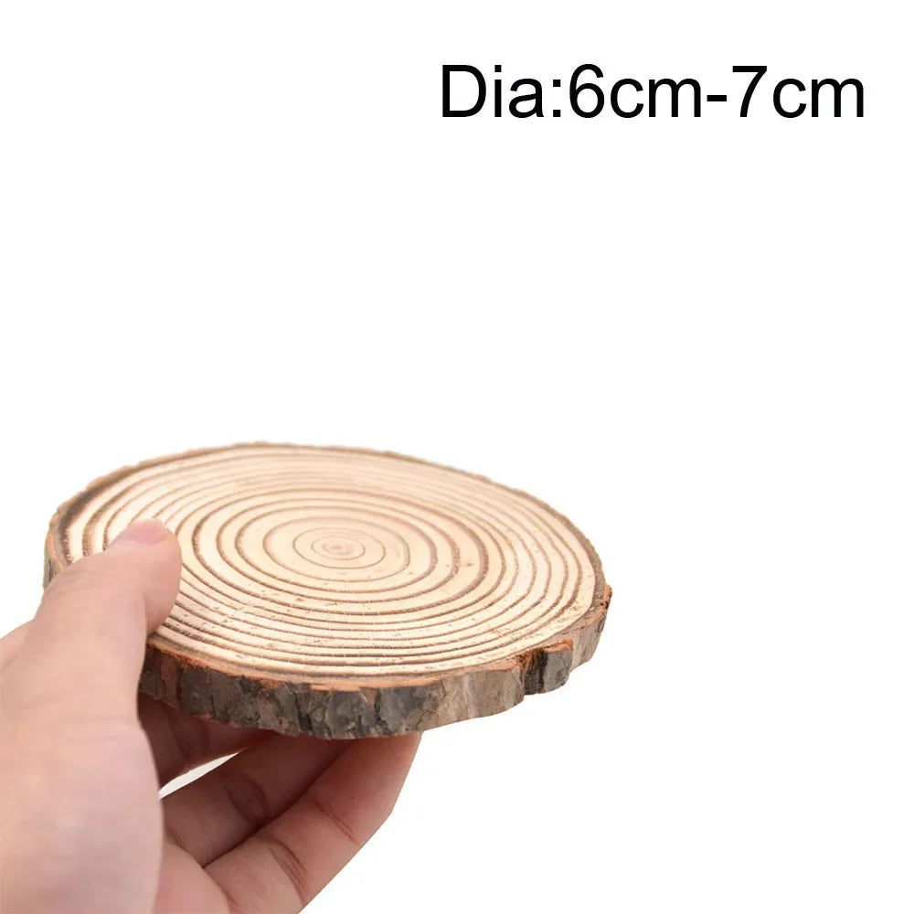 New Chakra Flower of life Natural Symbol  Wood Round Edge Circles Carved Coaster For Stone Crystal Set Home Kitchen DIY Decor