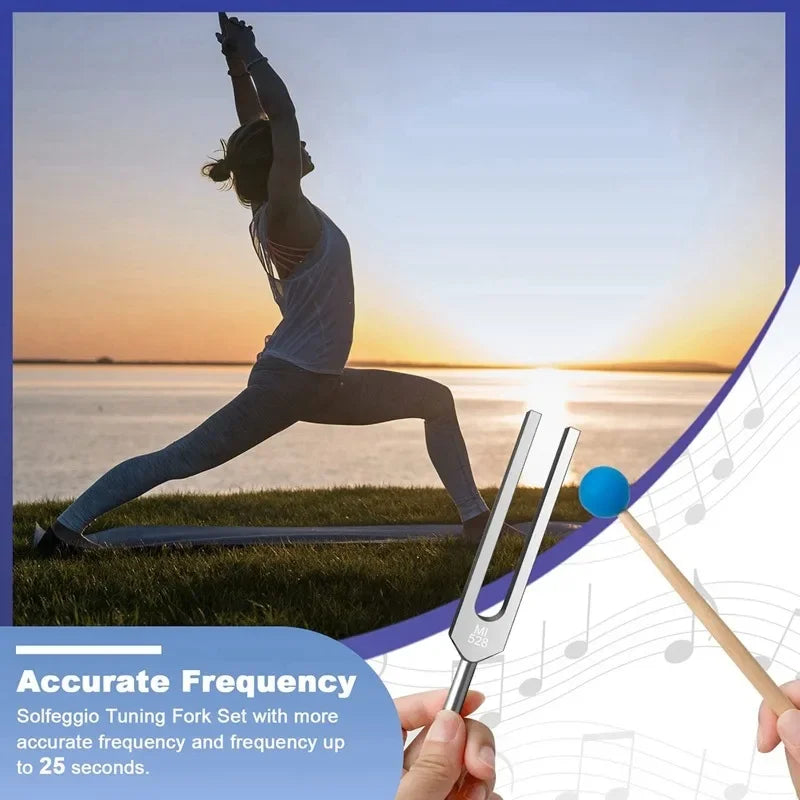 Chakra Healing Tuning Fork 432hz Sound Tuning Fork 432 Hz Relaxation Musical Instrument Diapason 432hz for Care Diapason Chakras