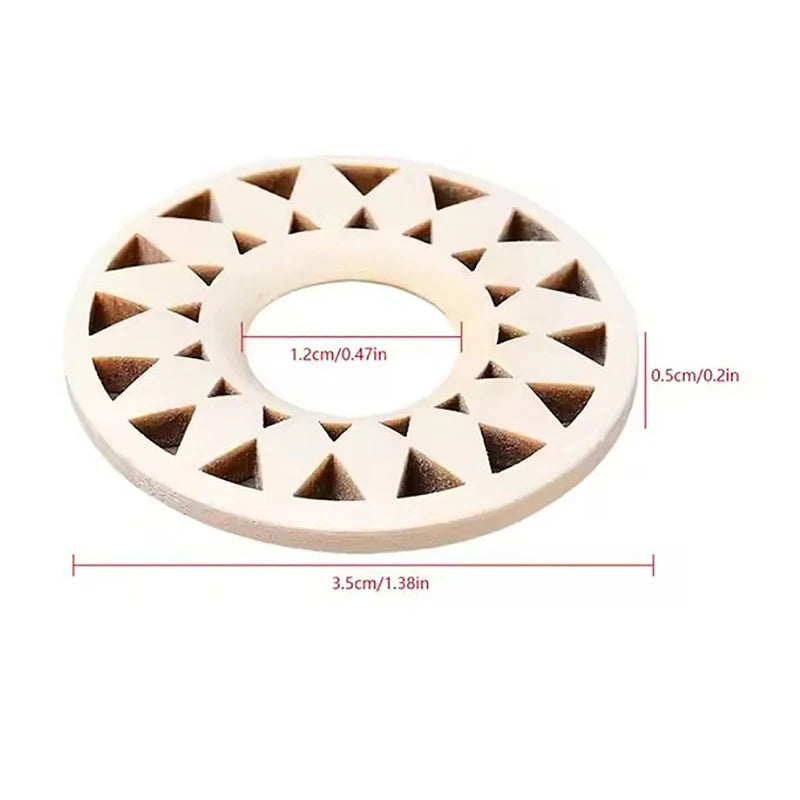 Crystal Ball Holder Wooden Crystal Ball Base Stand Hollow Crystal Sphere Stand Hollow Sunflower Design For Crystal Ball Display