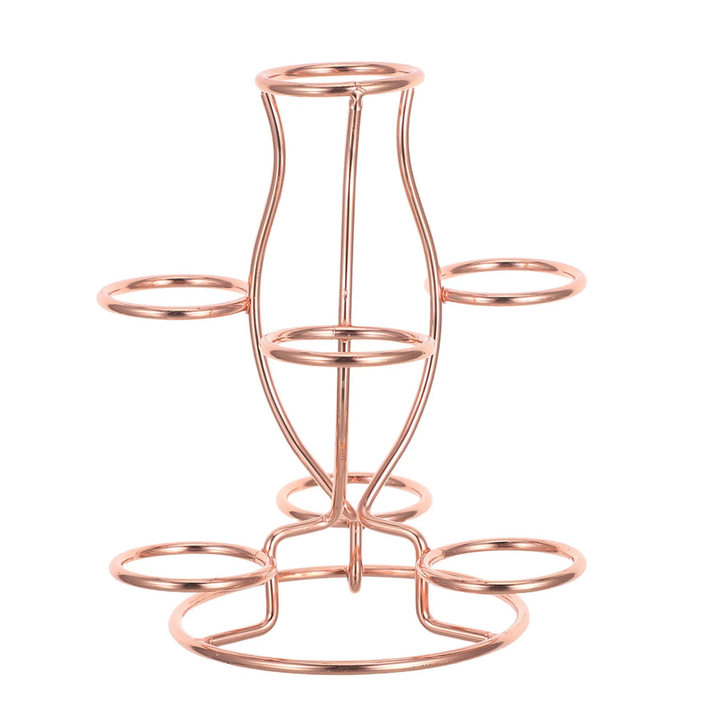 Crystal Ball Display Stand Iron 7 Sphere Holder Desktop Decorative shelf Crystal Sphere Base Metal Display Pedestal For Ornament