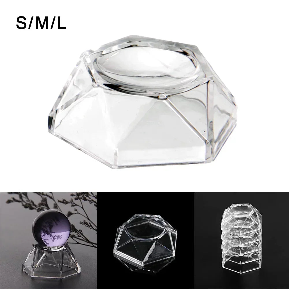 Acrylic Clear Sphere Display Stand