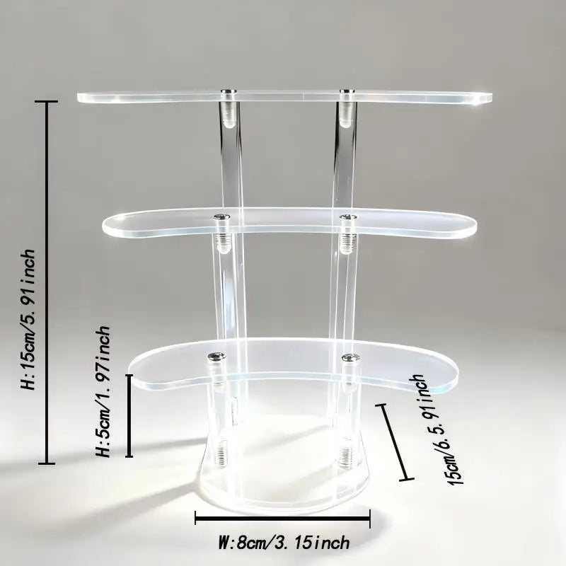 Acrylic Jewelry decorations Display Stand, Used For Placing Jewelry, Collectibles, Multifunctional Display Stand