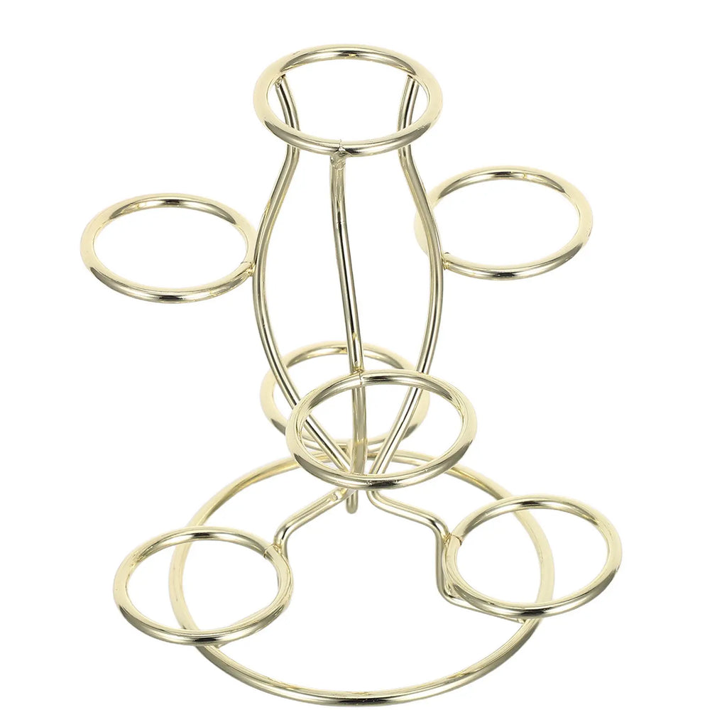 Crystal Ball Display Stand Iron 7 Sphere Holder Desktop Decorative shelf Crystal Sphere Base Metal Display Pedestal For Ornament