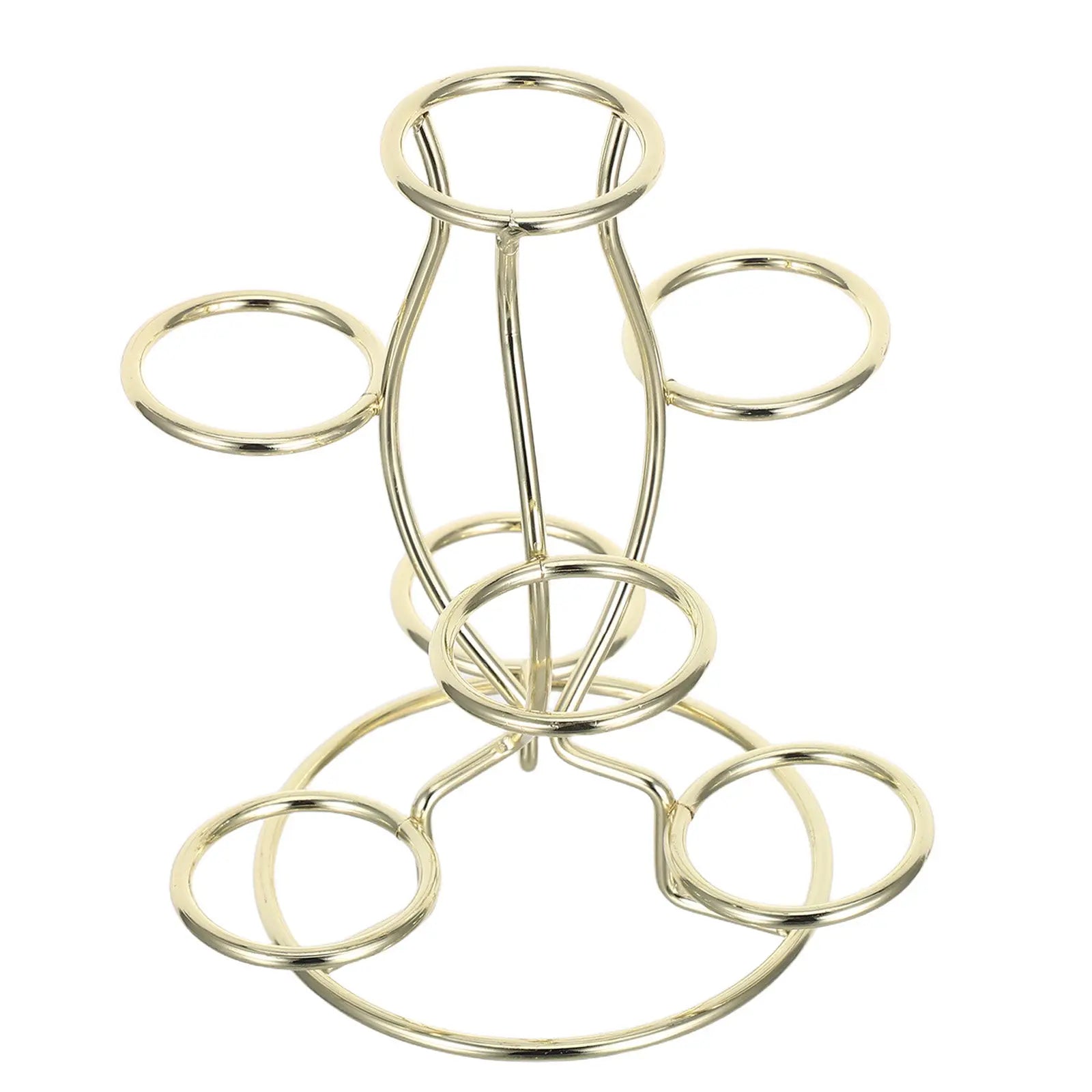 Crystal Ball Display Stand Iron 7 Sphere Holder Desktop Decorative shelf Crystal Sphere Base Metal Display Pedestal For Ornament