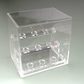acrylic three-layer crystal mineral display box raw stone specimen crystal storage box raw ore display rack sphere stand
