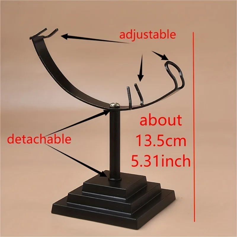 Crystal Moon Stand Manually Adjustable Detachable Large Crystal Moon Room Living RoomOffice Desktop Computer Decoration
