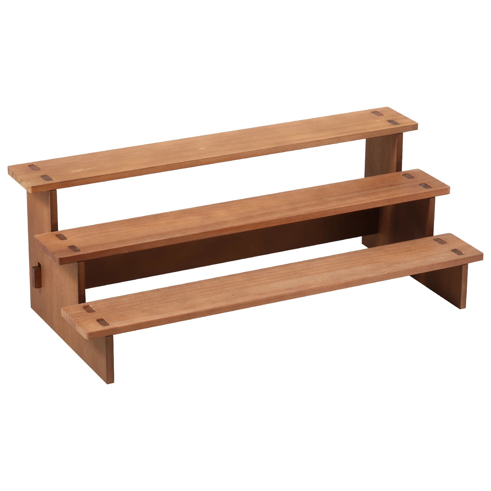 3/4 Layers Wood Vintage Display Stand Wood Cupcake Stand Space Saving Dessert Display Stand Tiered Display Stand for Cupcake