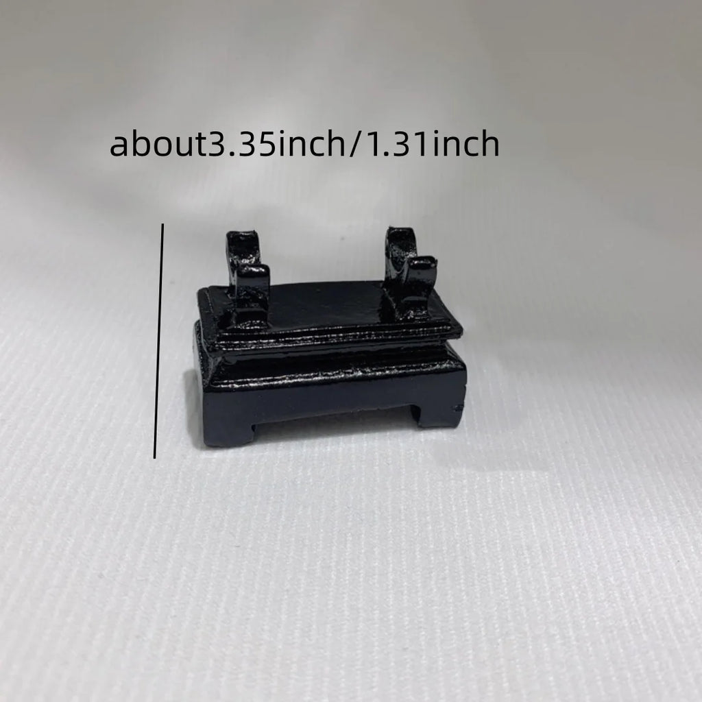 1pc crystal display stand, resin frame, crystal small ornament base support, long strip-shaped mineral raw stone jade base
