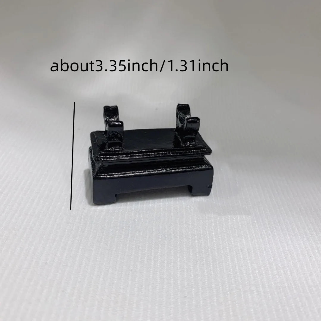 1pc crystal display stand, resin frame, crystal small ornament base support, long strip-shaped mineral raw stone jade base