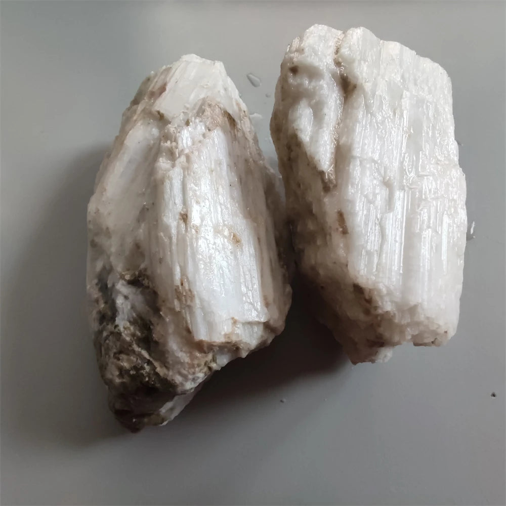 Natural Wollastonite Threadiness Raw Stone Teaching Mineral Specimen Industrial Raw Materials Collection Home Decoration Stone